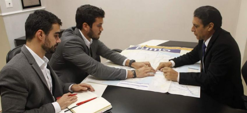 Deputado Sebastião Santos recebe diretores da RUMO Logística no Gabinete da Assembleia Legislativa