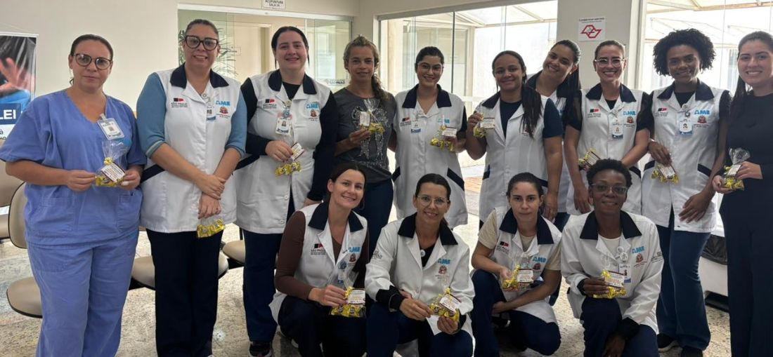 AME de Catanduva realiza ação em homenagem ao Dia da Auxiliar de Enfermagem