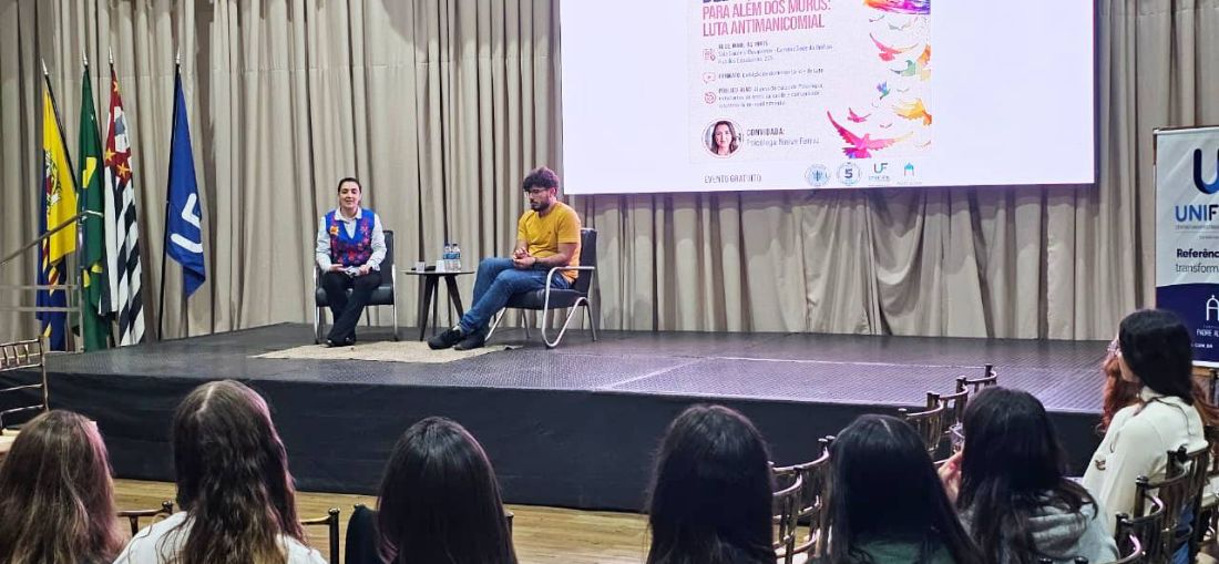 Psicologia UNIFIPA promove debate sobre luta antimanicomial e saúde mental