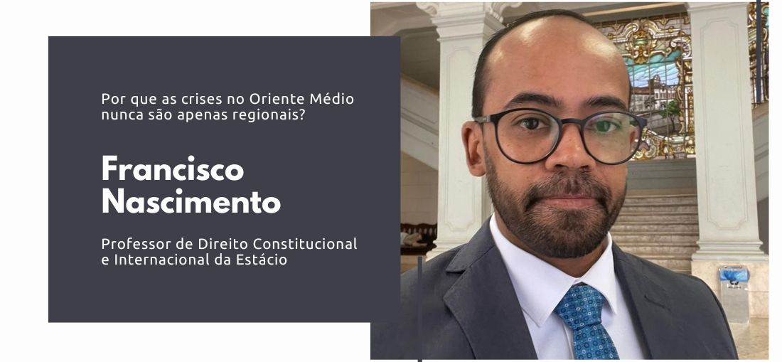 Francisco Nascimento, advogado e professor de Direito Constitucional e Internacional da Estácio. Foto de divulgação