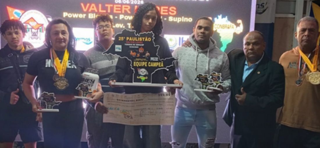 Catanduva conquista 22 ouros e é campeã geral no Paulistão de Powerlifting