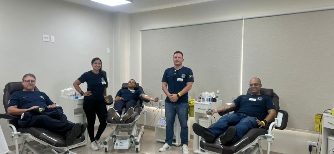 Junho Vermelho: GCM mobiliza força-tarefa para mais de 60 doações de sangue