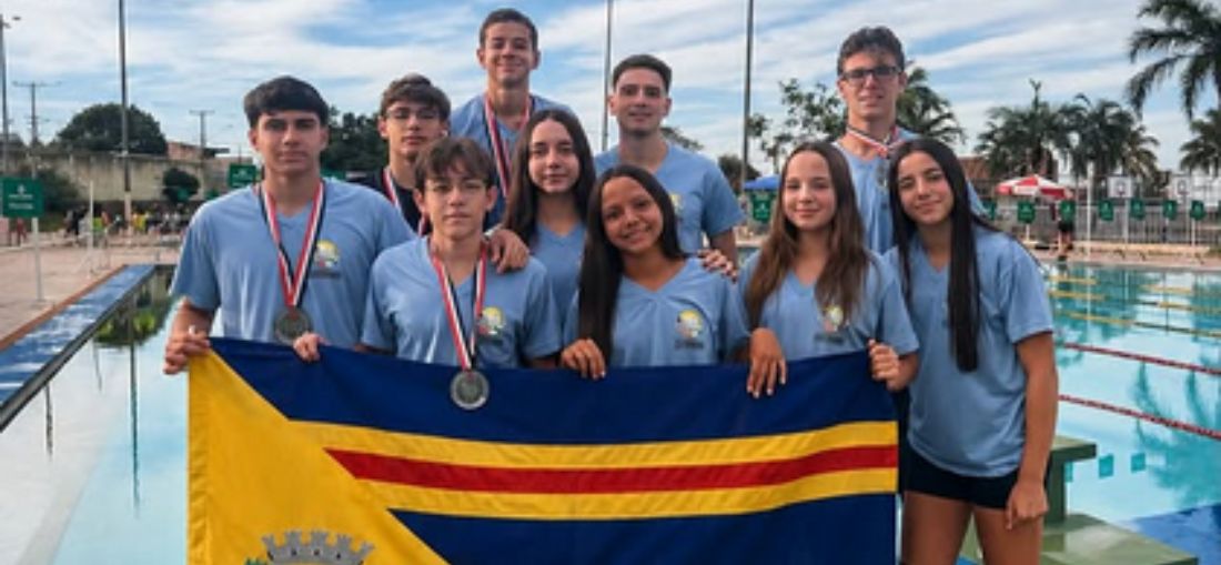 Natação de Catanduva conquista pódio histórico nos Jogos da Juventude e volta ao Top 3 do Estado