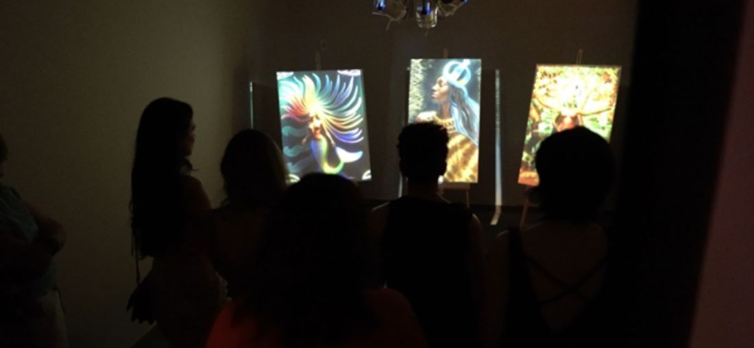 Obras da exposição 'RELEVÂNCIAS' (Foto: Guilherme Di Curzio)