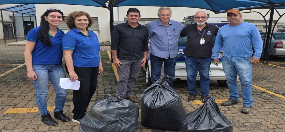 Saec doa 30 quilos de tampinhas plásticas ao Hospital de Câncer de Catanduva e reforça ações solidárias
