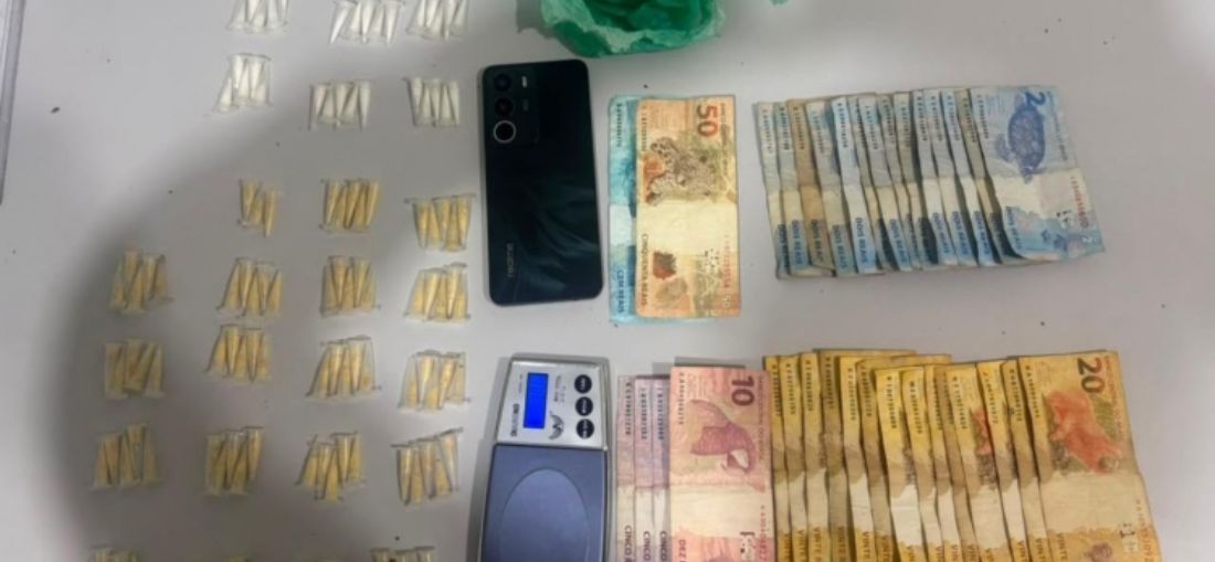 Casal é preso por tráfico de drogas durante patrulhamento da Força Tática em Catanduva