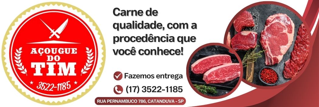 Carne de qualidade, com a procedência que você conhece!